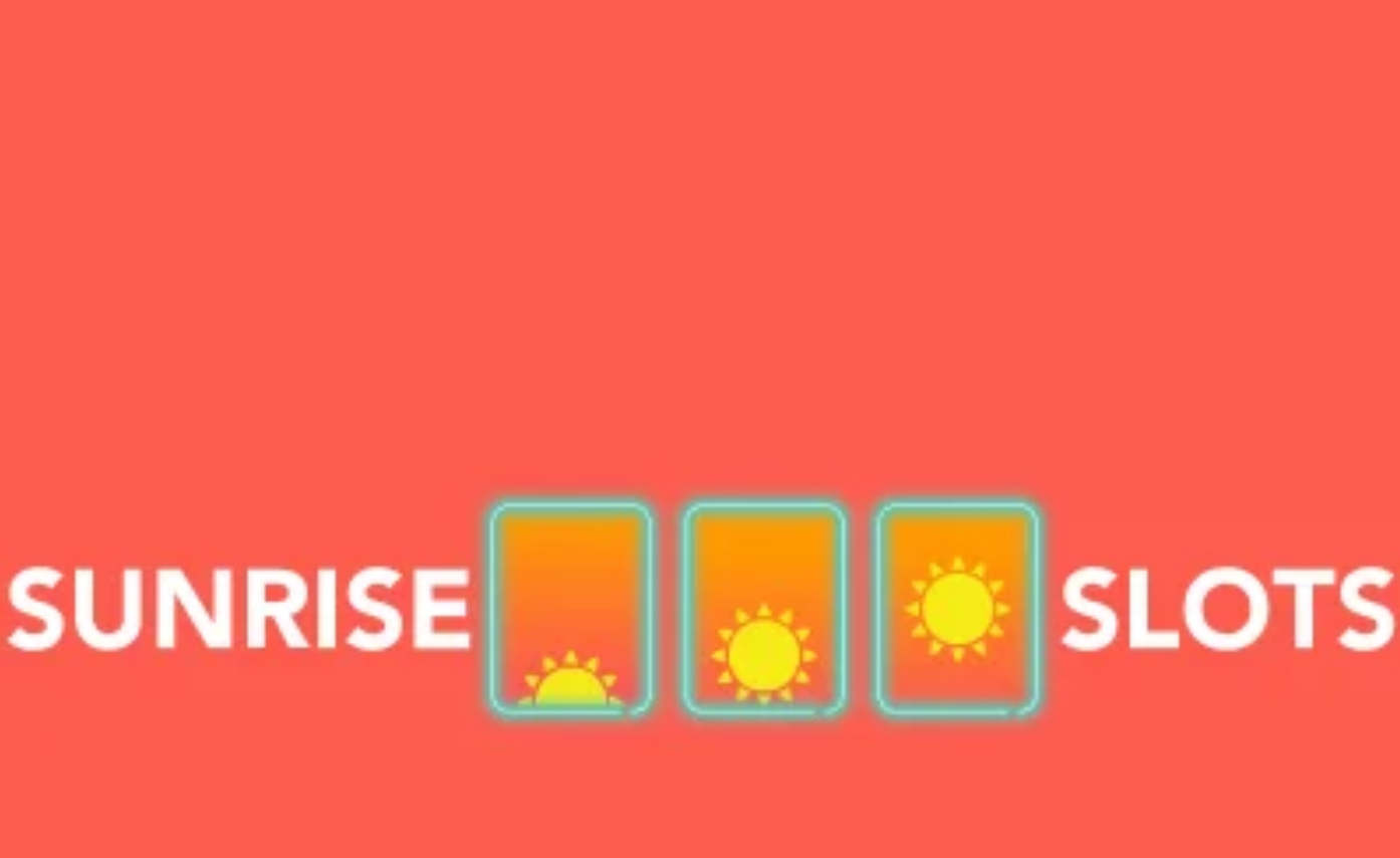 Sunrise Slots homepage